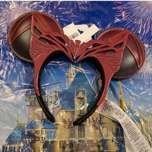 Scarlet Witch Wanda Mickey Ears Headband‎ Marvel Disney Parks NWT